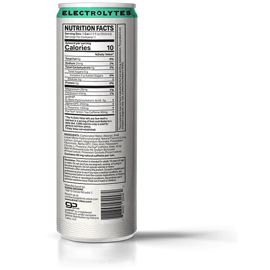 Ketones Drink Ingredients