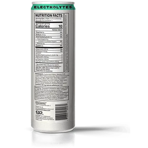Ketones Drink Ingredients